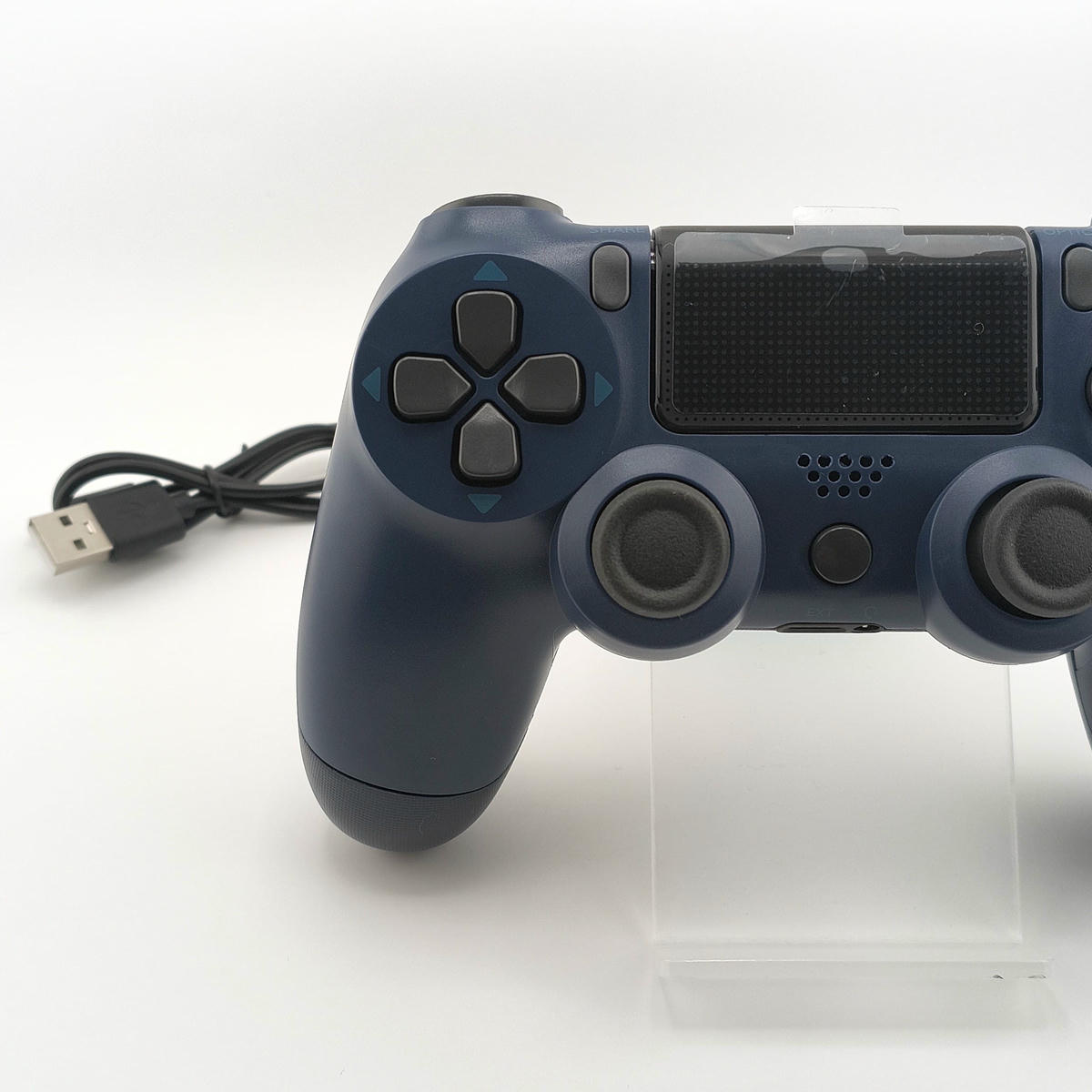 Controller Wireless Compatibile con Console PS4 - Blu Scuro