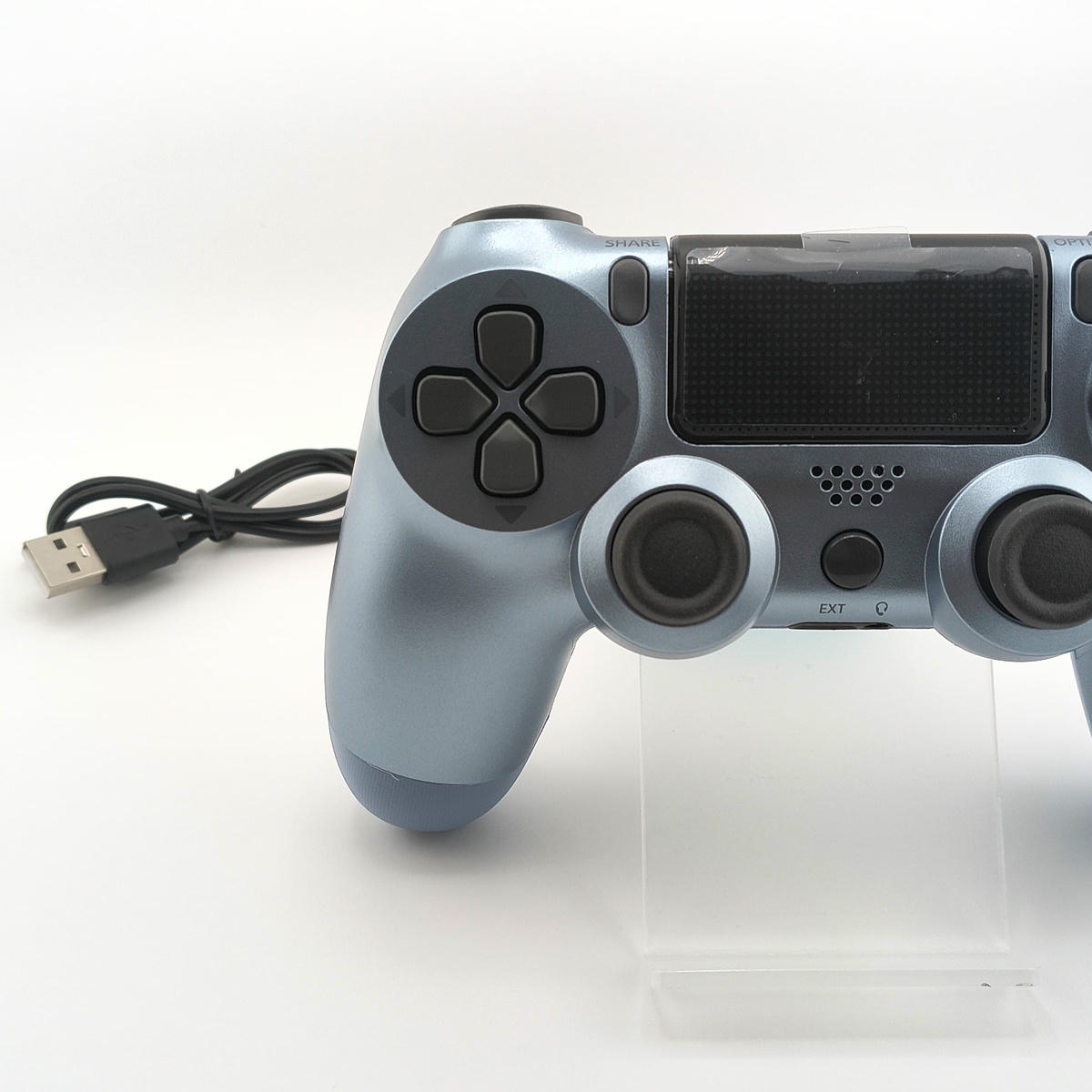Controller Wireless Compatibile con Console PS4 - Azzurro Metallizzato