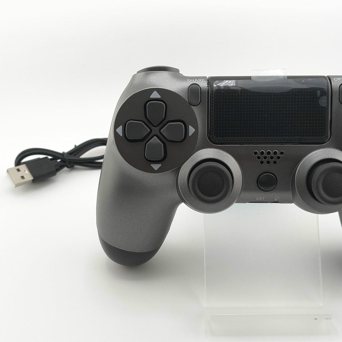 Controller Wireless Compatibile con Console PS4 - Grigio Metallizzato
