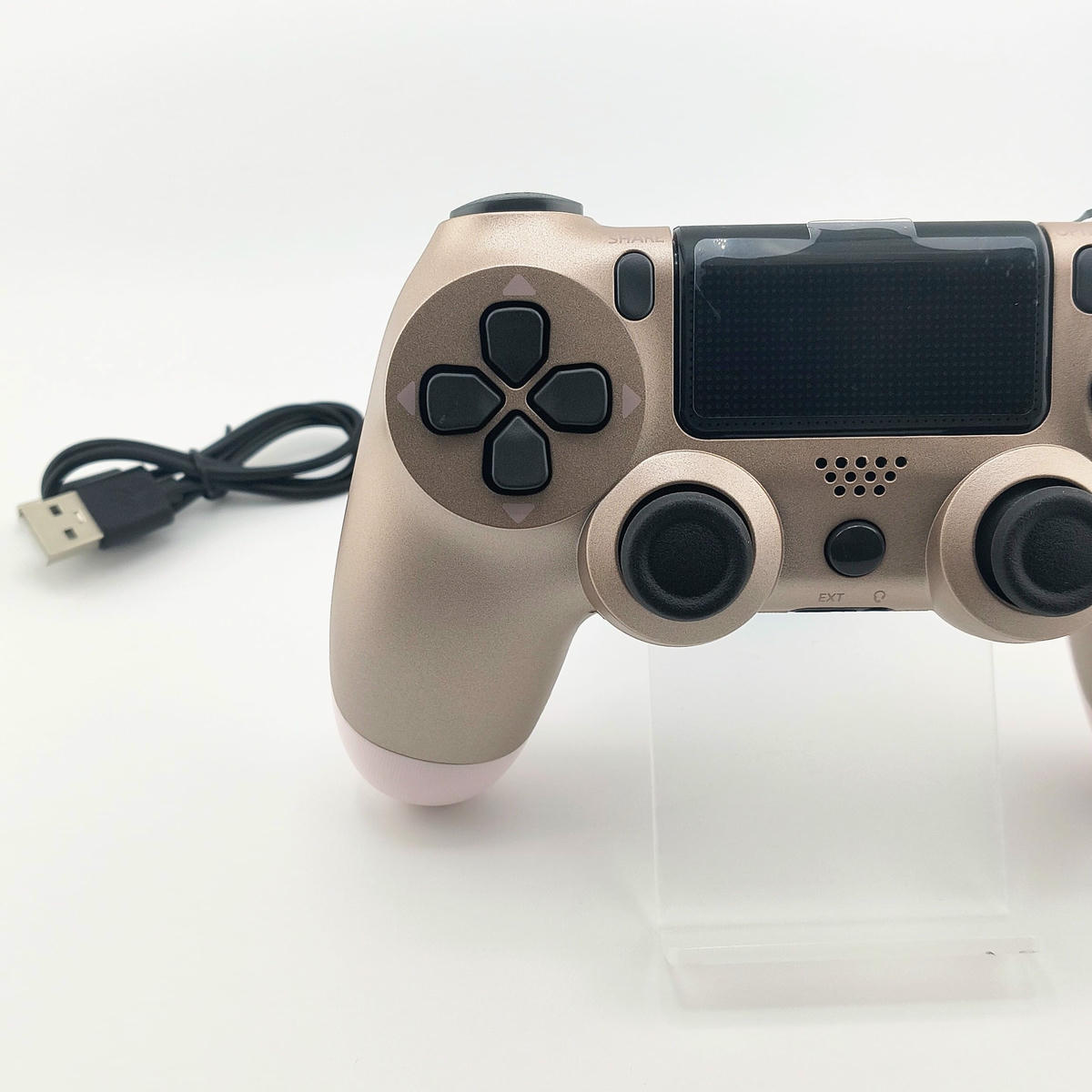 Controller Wireless Compatibile con Console PS4 - Rosa Oro Metallizzato