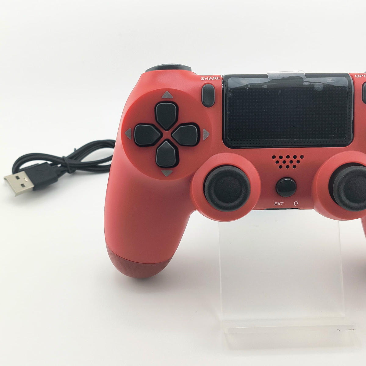 Controller Wireless Compatibile con Console PS4 - Rosso