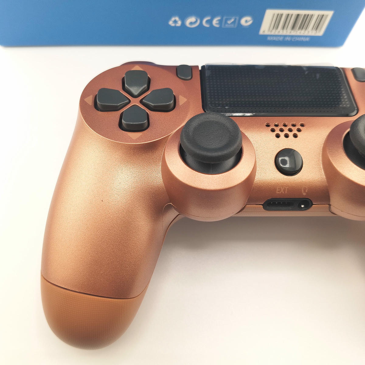 Controller Wireless Compatibile con Console PS4 - Arancione Metallizzato