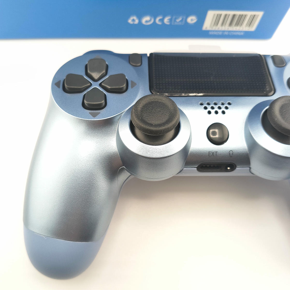 Controller Wireless Compatibile con Console PS4 - Azzurro Metallizzato