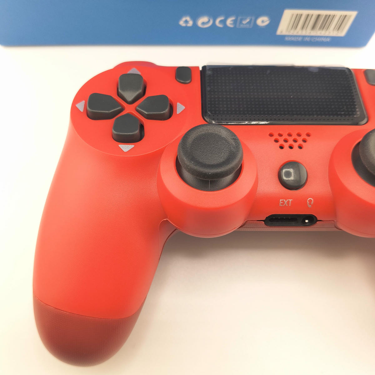 Controller Wireless Compatibile con Console PS4 - Rosso
