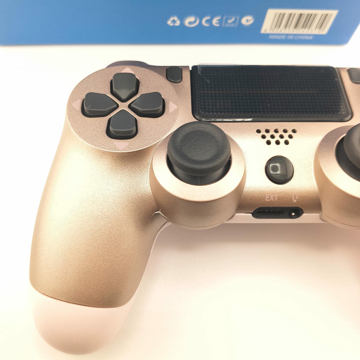 Controller Wireless Compatibile con Console PS4 - Rosa Oro Metallizzato
