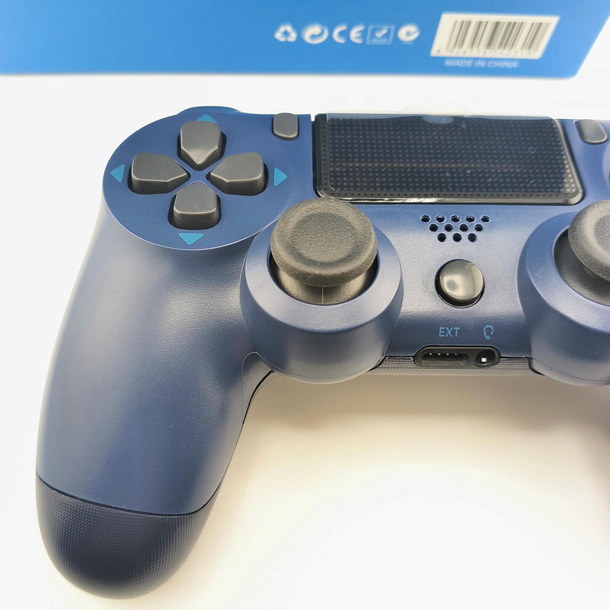 Controller Wireless Compatibile con Console PS4 - Blu Scuro