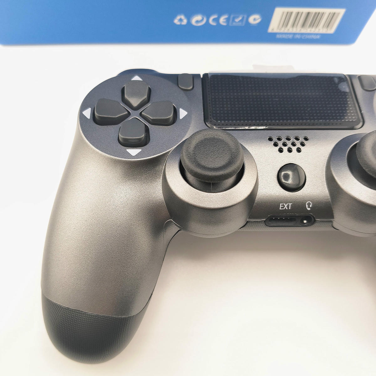 Controller Wireless Compatibile con Console PS4 - Grigio Metallizzato