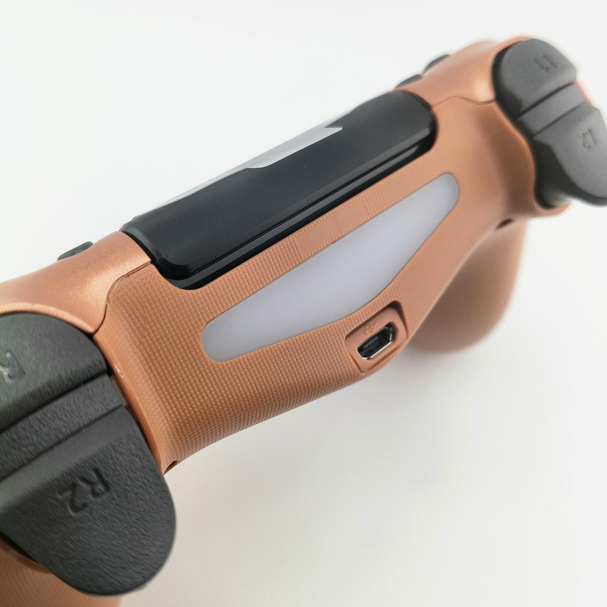 Controller Wireless Compatibile con Console PS4 - Arancione Metallizzato