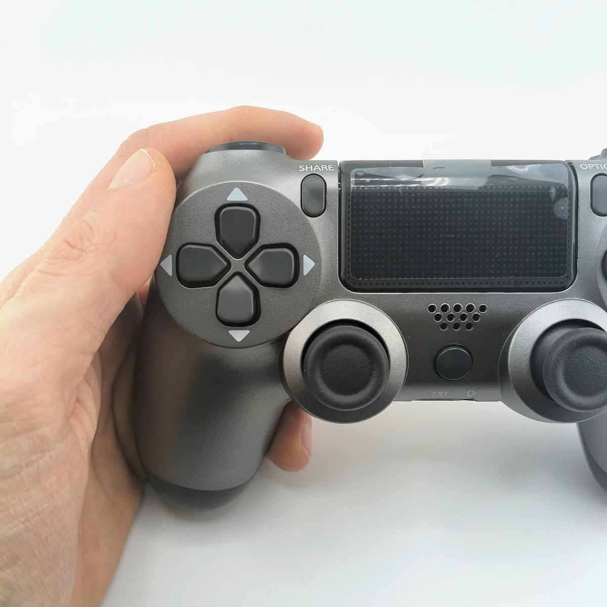 Controller Wireless Compatibile con Console PS4 - Grigio Metallizzato