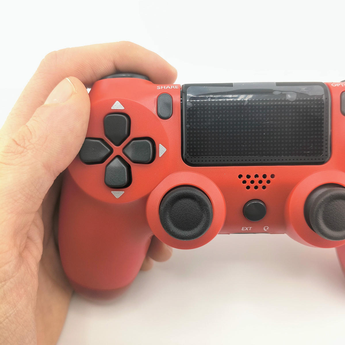 Controller Wireless Compatibile con Console PS4 - Rosso