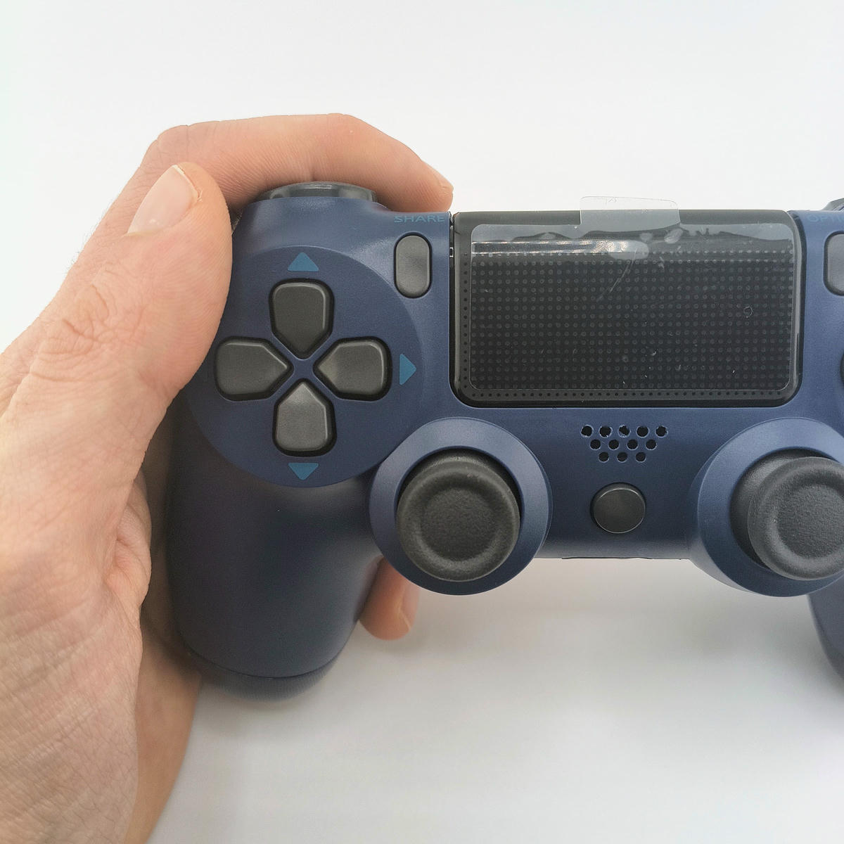 Controller Wireless Compatibile con Console PS4 - Blu Scuro